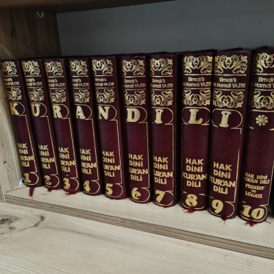 Hak Dini Kur'an Dili (10 Cilt Takım - Sadeleştirilmemiş Metinli ve Fihrist ve Lügatı )