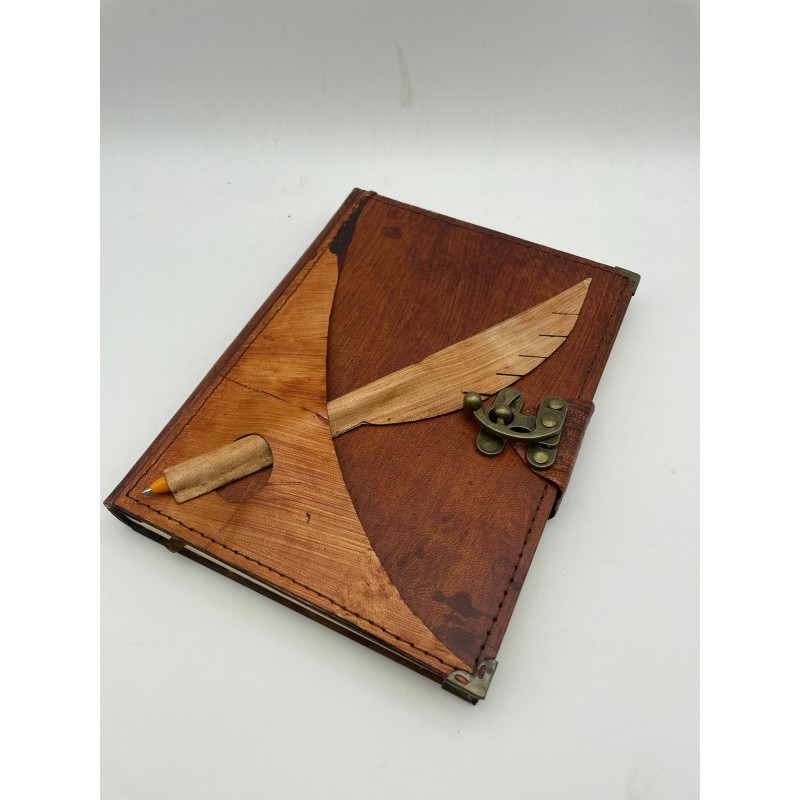 KRAFTON DERİ DEFTER / KALEMLİ  BÜYÜK BOY