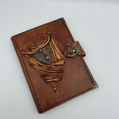 KRAFTON DERİ DEFTER / KALPLİ  ORTA BOY