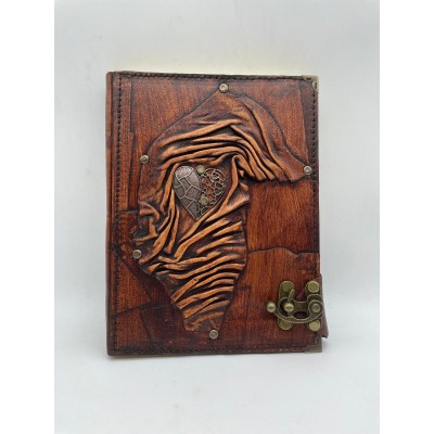 KRAFTON DERİ DEFTER  (KALPLİ BÜYÜK BOY)