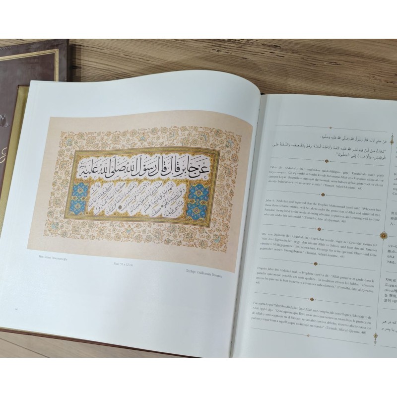 Kırk Hadis / Forty Hadith (Türkçe, Arapça, Almanca, Çince, Farsça, Fransızca, İngilizce, İspanyolca, Rusça, Japonca)