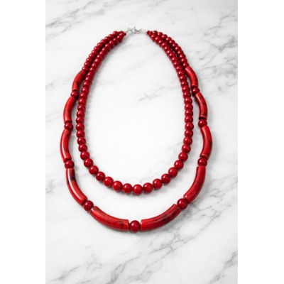 MERCAN İKİLİ TASARIM KOLYE