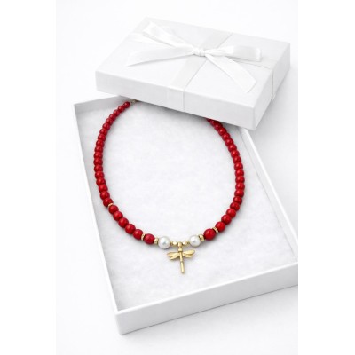 MERCAN - İNCİ YUSUFCUK UÇ DETAY KOLYE