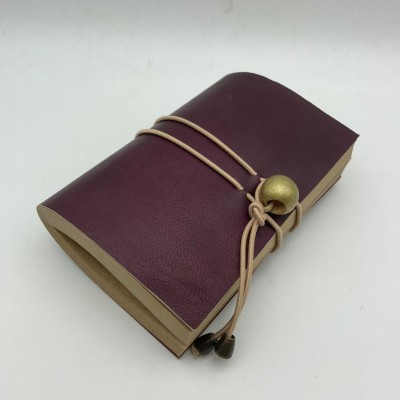 KRAFTON BONCUKLU DERİ DEFTER MOR