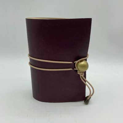 KRAFTON BONCUKLU DERİ DEFTER MOR