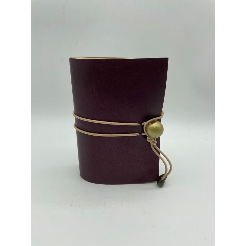 KRAFTON BONCUKLU DERİ DEFTER MOR