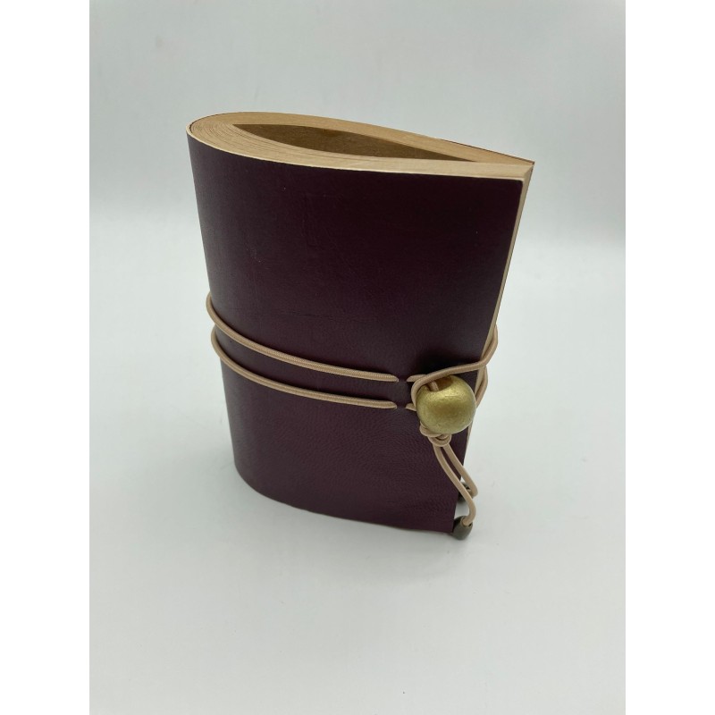 KRAFTON BONCUKLU DERİ DEFTER MOR