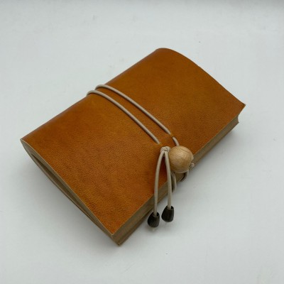 KRAFTON BONCUKLU DERİ DEFTER TURUNCU