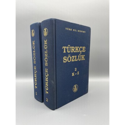 TÜRKÇE SÖZLÜK 1-2 CİLT (TÜRK DİL KURUMU)