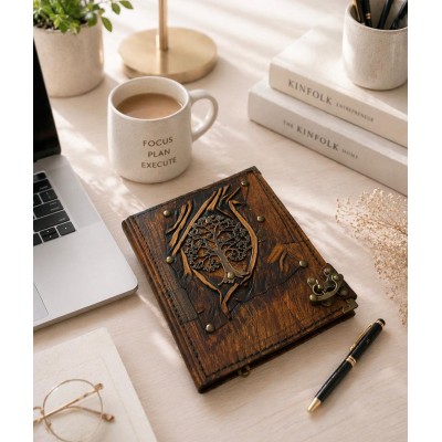 KRAFTON  DERİ DEFTER /HAYAT AĞACI BÜYÜK BOY