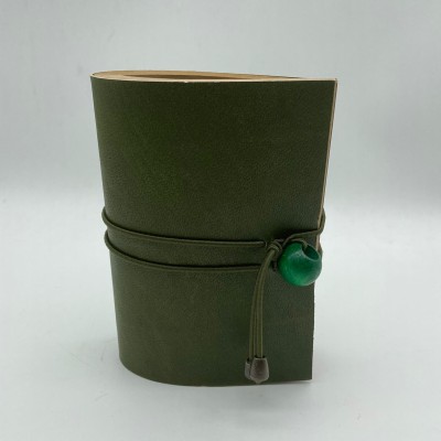 KRAFTON BONCUKLU DERİ DEFTER - YEŞİL