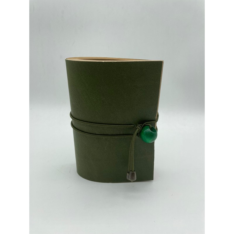 KRAFTON BONCUKLU DERİ DEFTER - YEŞİL