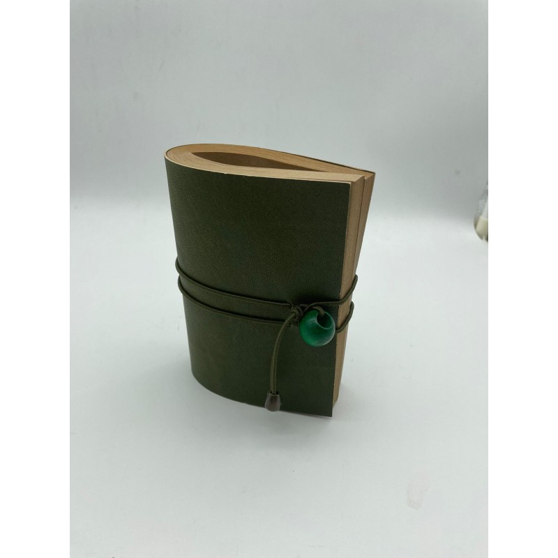 KRAFTON BONCUKLU DERİ DEFTER - YEŞİL